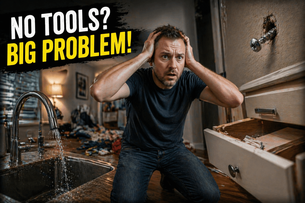Tired of Borrowing Tools? 8 Essential Tools Every Home Should Have📝 Thumbnail Text (Add on Image) 👉 “No Tools? Big Problem!” 👉 OR 👉 “Every Home NEEDS This!”