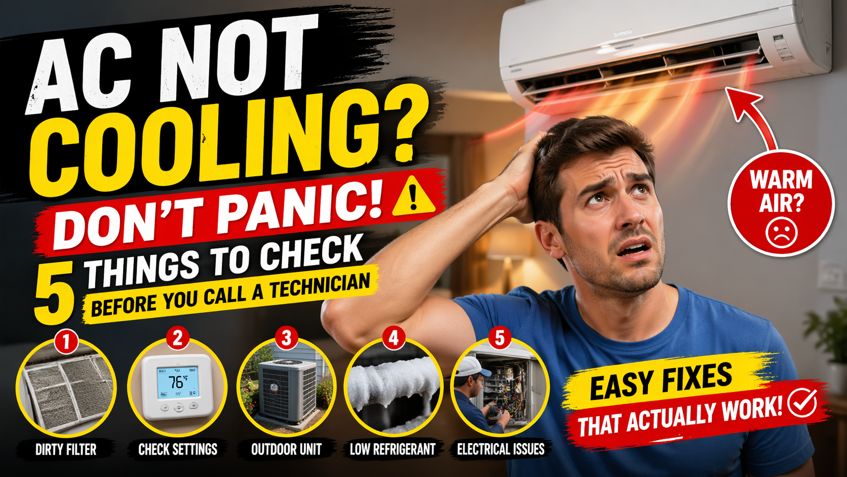 Ac not cooling?
