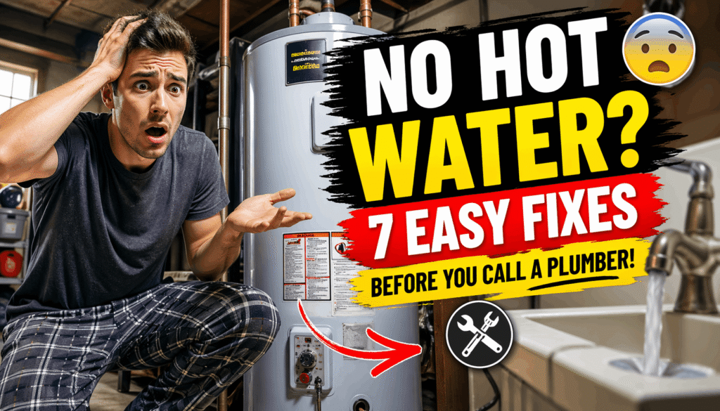 No Hot Water? 7 Easy Fixes for Your Water Heater (Before You Call a Plumber)