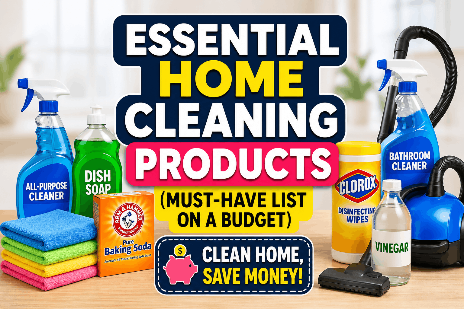 Home cleaning essentials