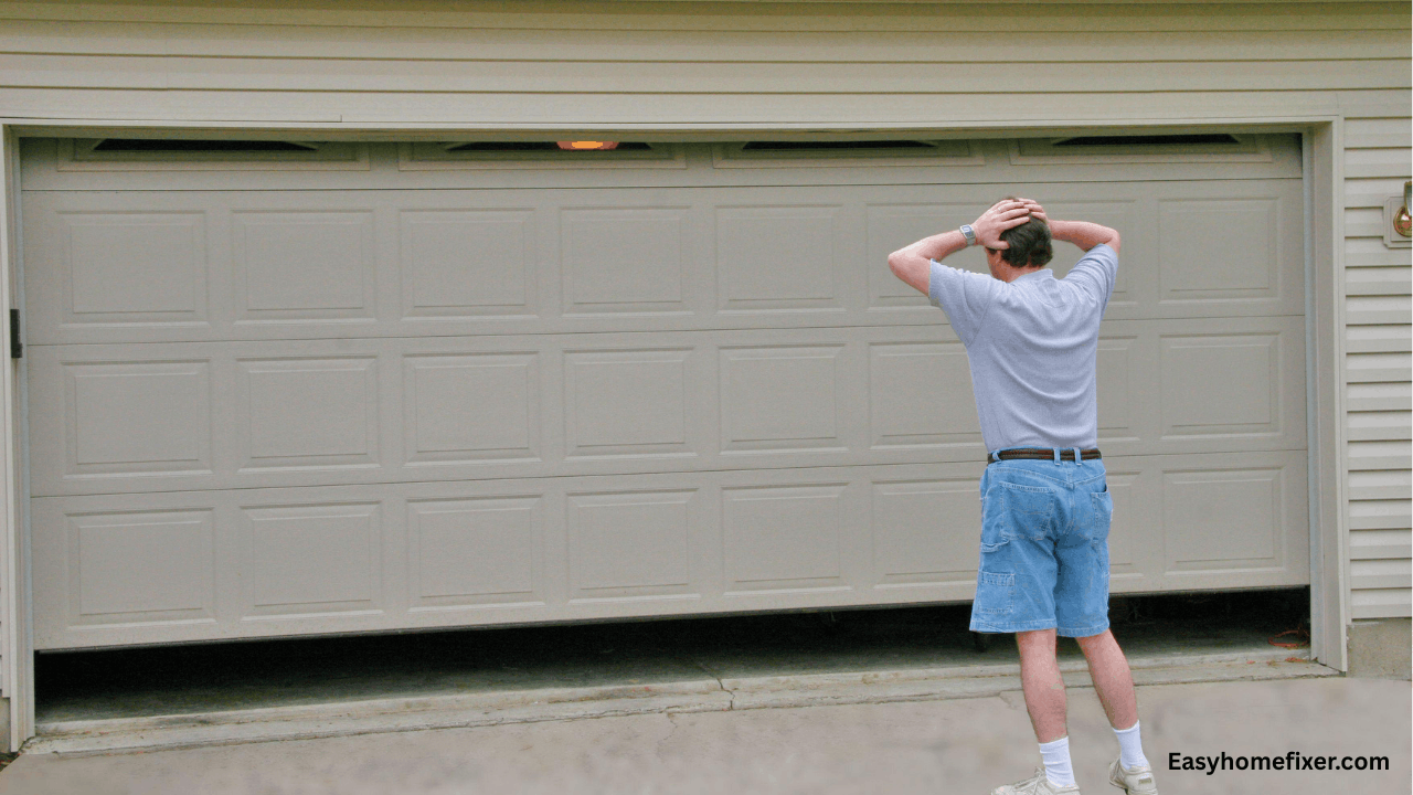 garage door not opening fix