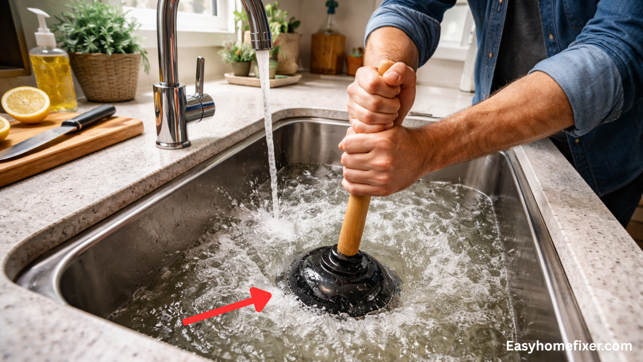 How to Unclog a Sink Fast Without Chemicals (Works in Minutes!)