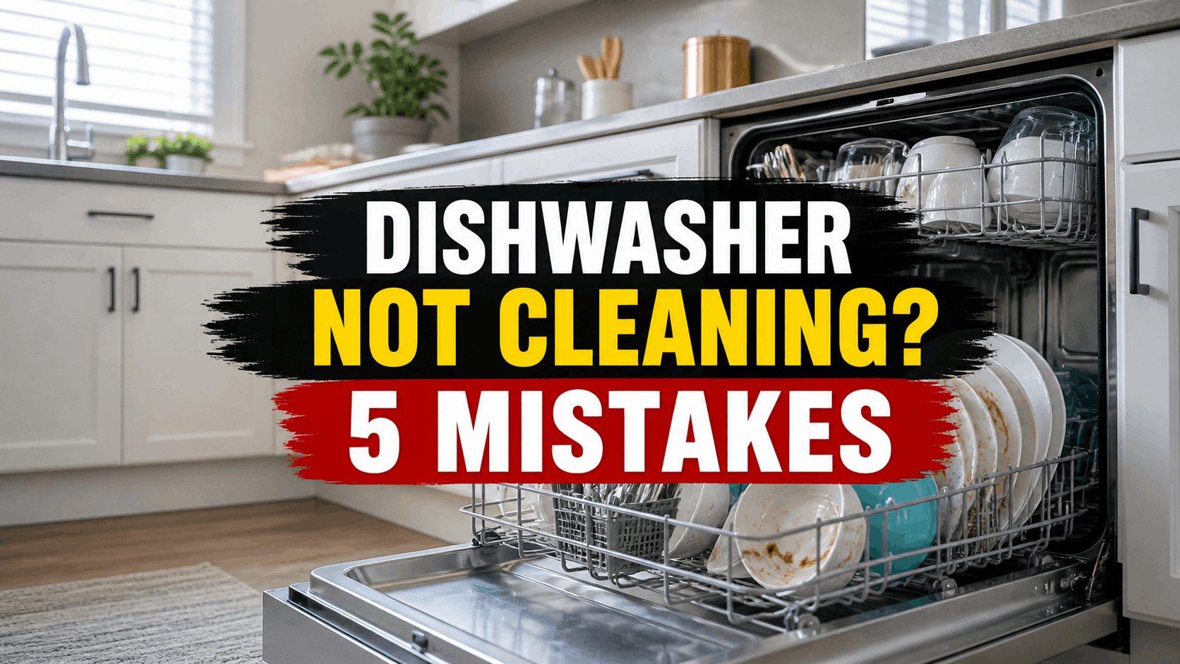 Why Your Dishwasher Isn’t Cleaning (5 Mistakes)
