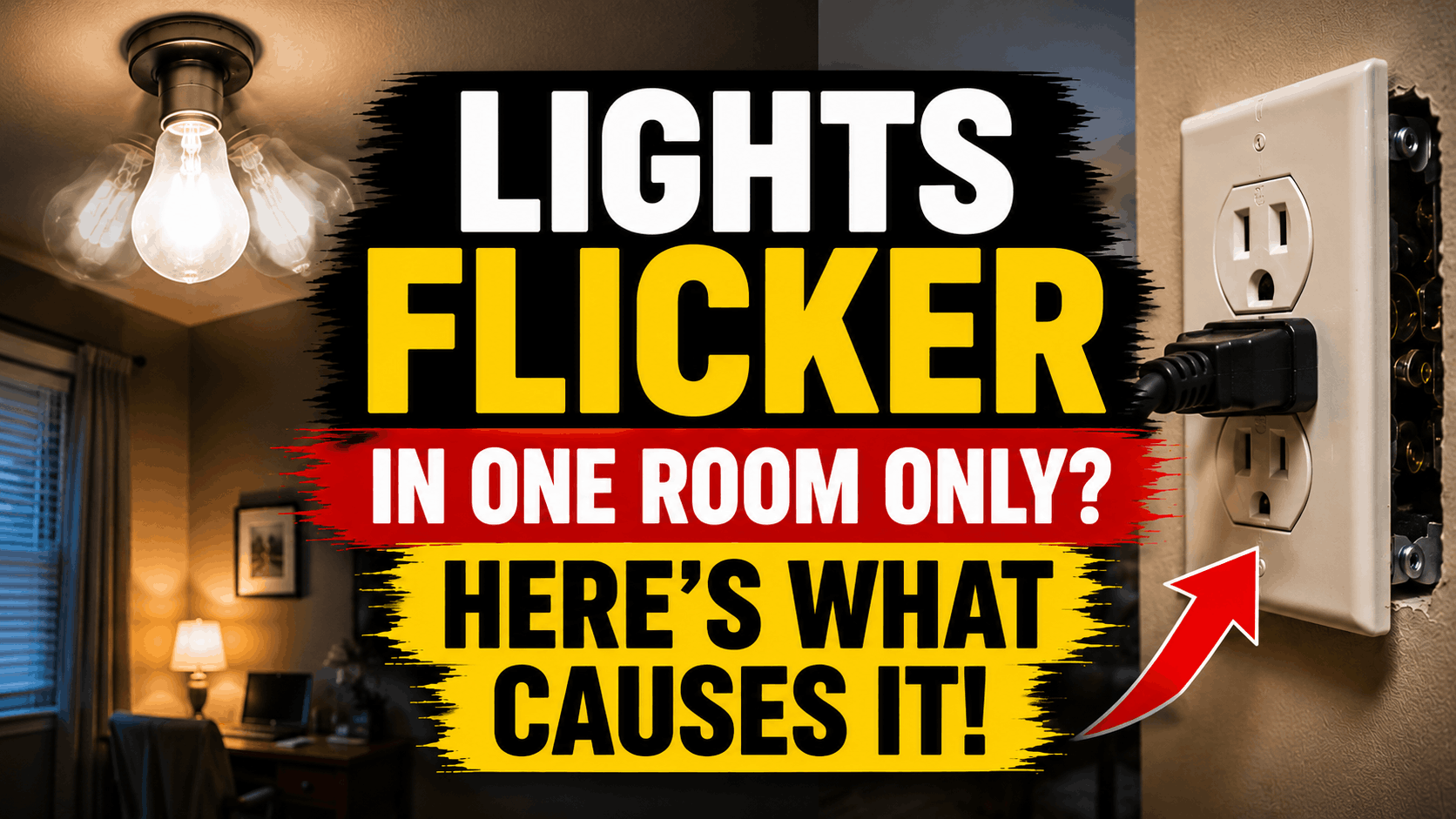 Lights Flicker in One Room Only? Here’s What Causes It