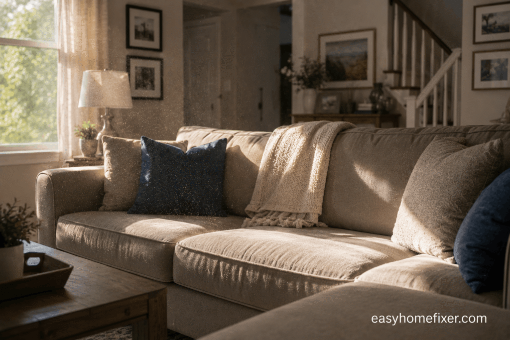 Why Your Couch Gets Dusty So Fast (And How to Fix It)