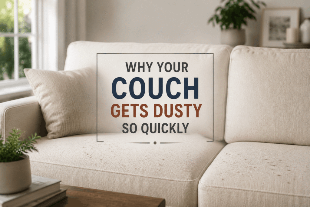 Why Your Couch Gets Dusty So Fast (And How to Fix It)