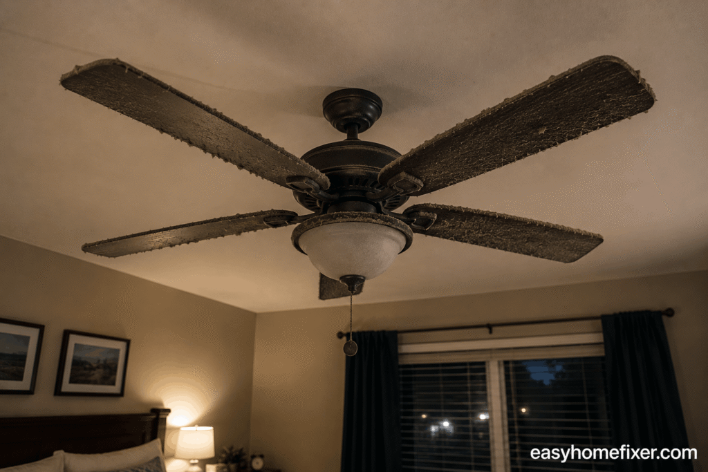 Why Your Ceiling Fan Makes Noise at Night