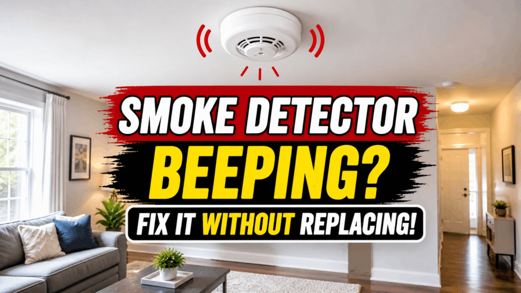 Smoke Detector Beeping? Fix It Without Replacing (Easy Solutions)