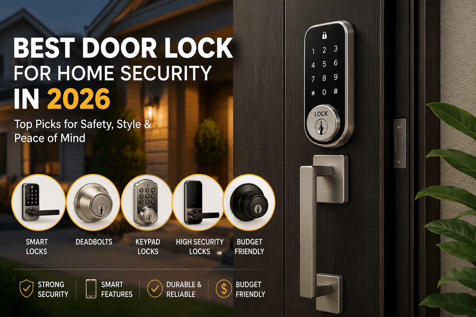 Best Door Lock for Home Security in 2026