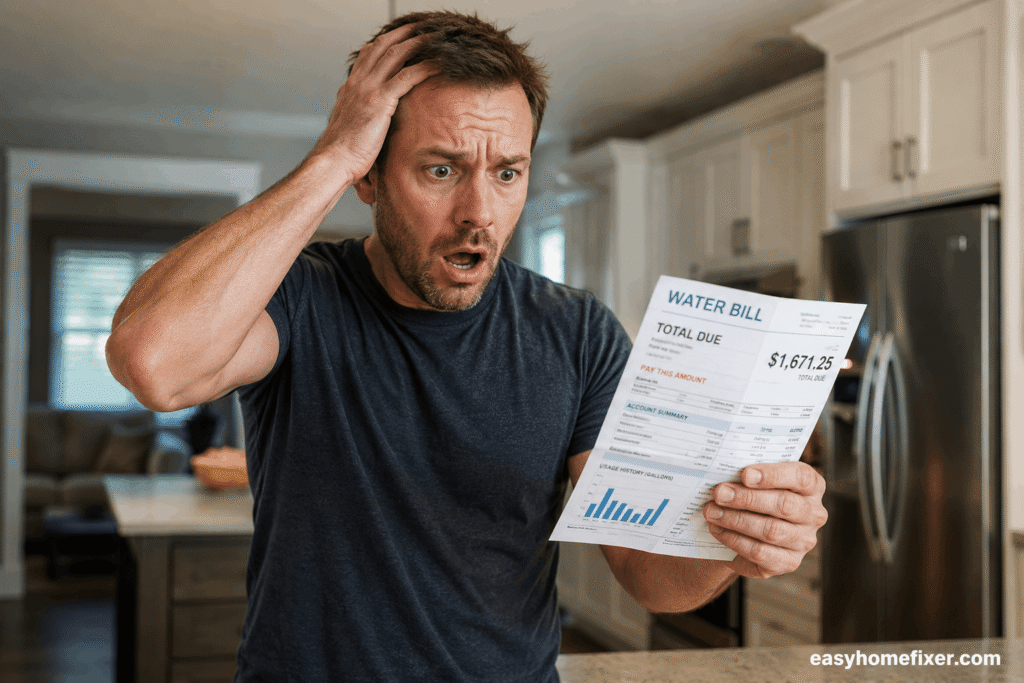 Why Your Water Bill Is Suddenly So High?