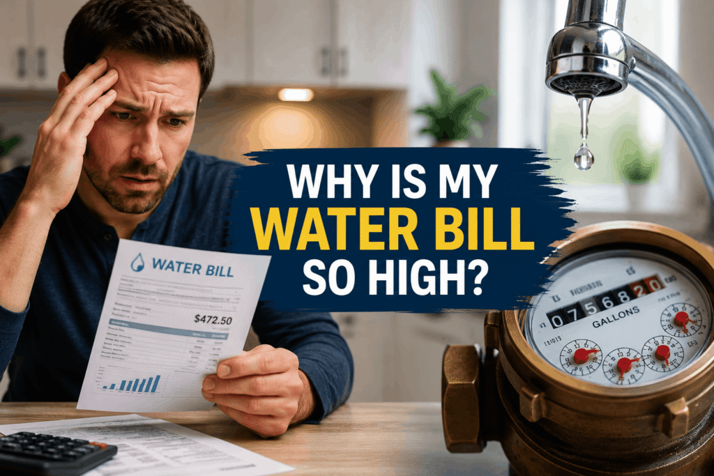 Why Your Water Bill Is Suddenly So High?