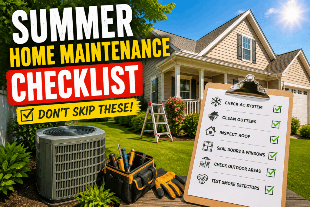 Summer Home Maintenance Checklist: Essential Tasks Every Homeowner Should Complete