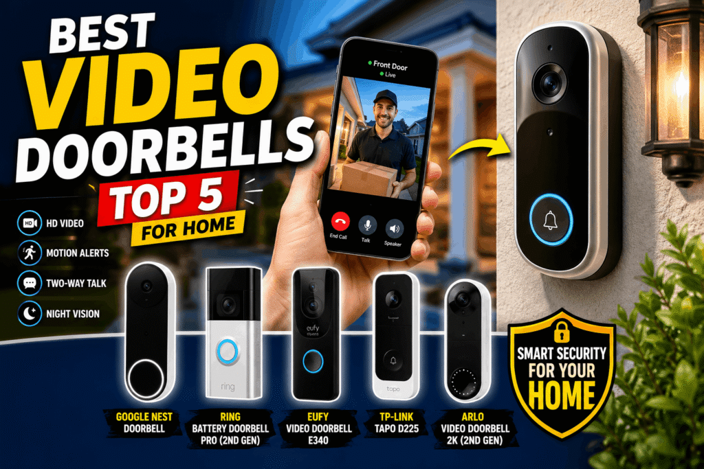 Top 5 Best Video Doorbells for Home in the USA (2026)