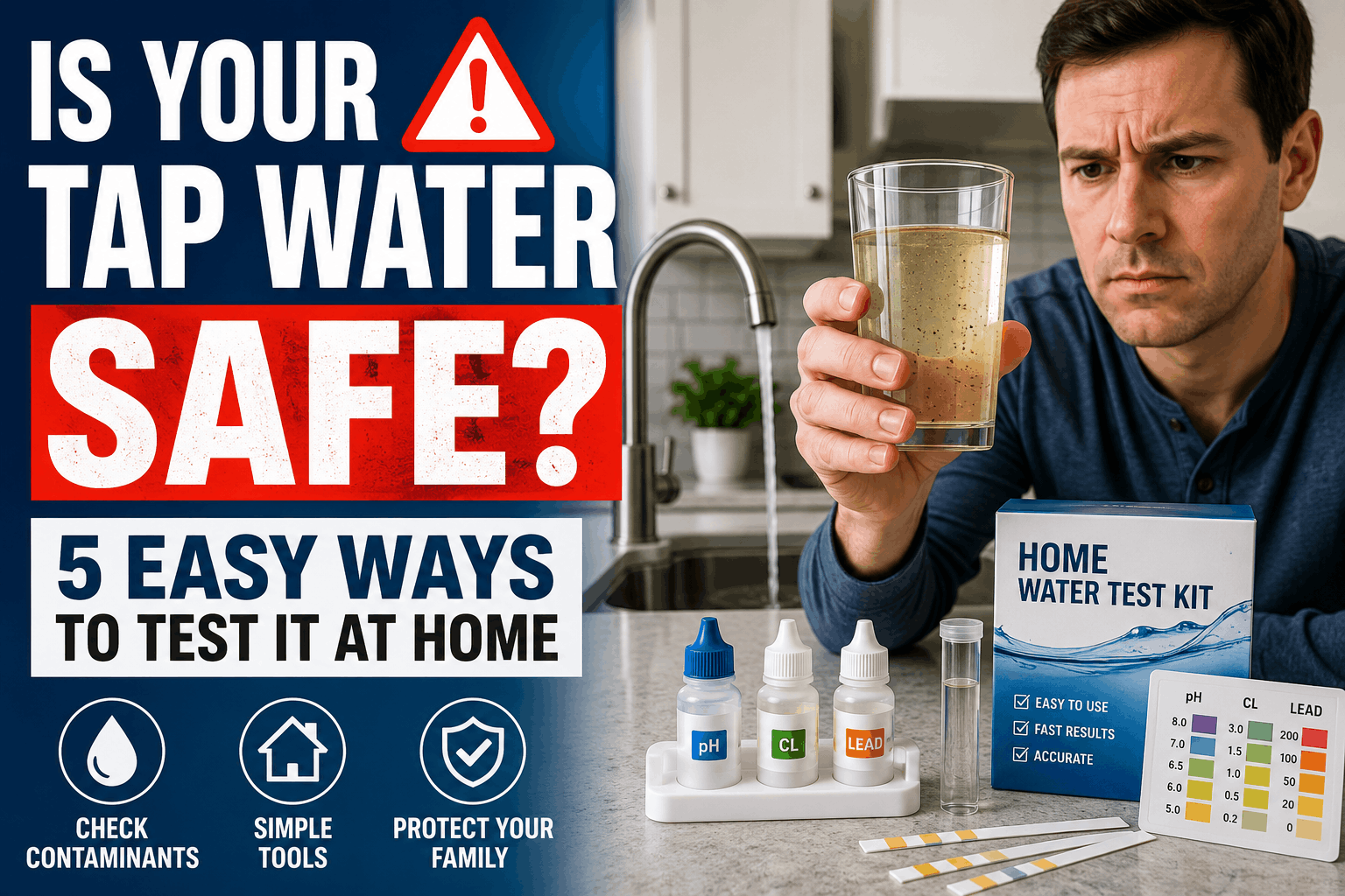 How to Check Water Quality at Home