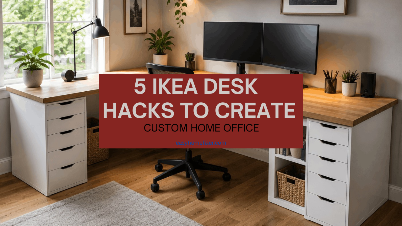 5 IKEA Desk Hacks to Create a Custom Home Office