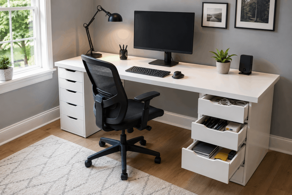 5 IKEA Desk Hacks to Create a Custom Home Office