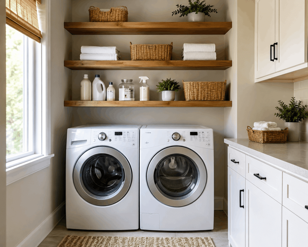 5 Laundry Room Ideas for a Small Space