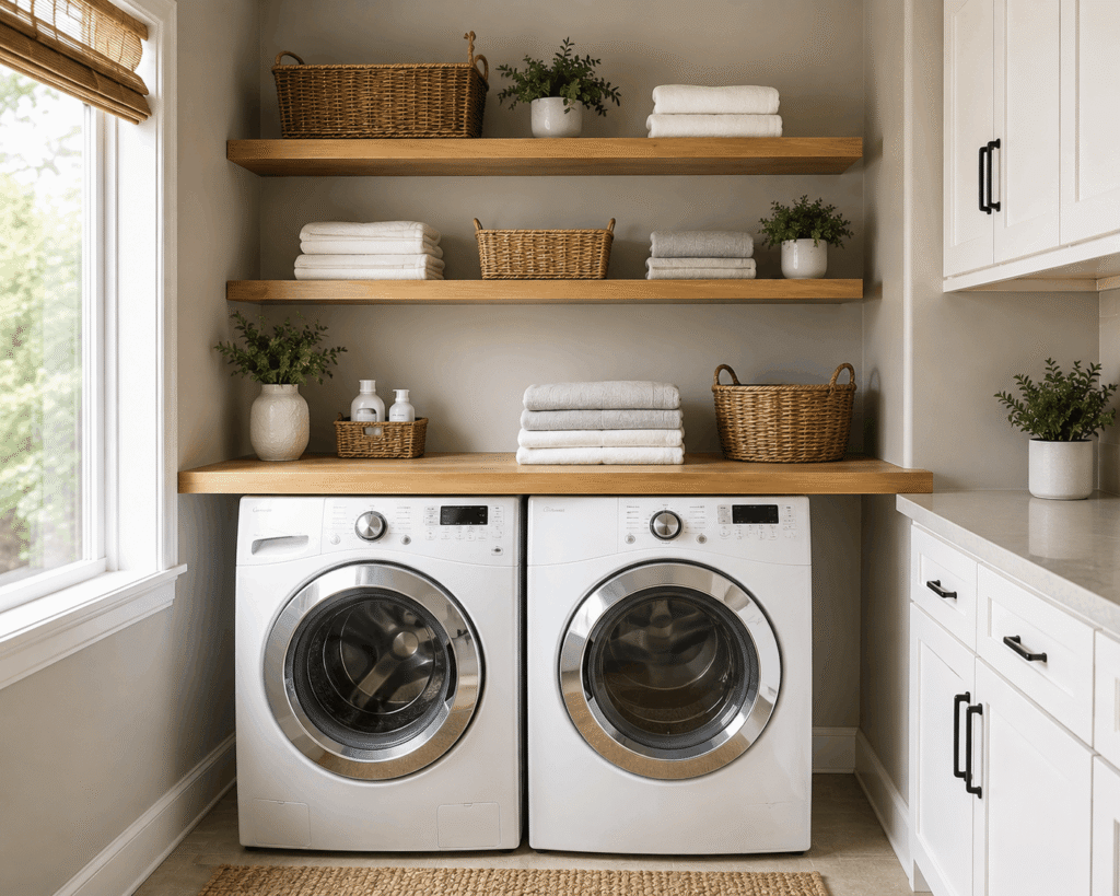 5 Laundry Room Ideas for a Small Space