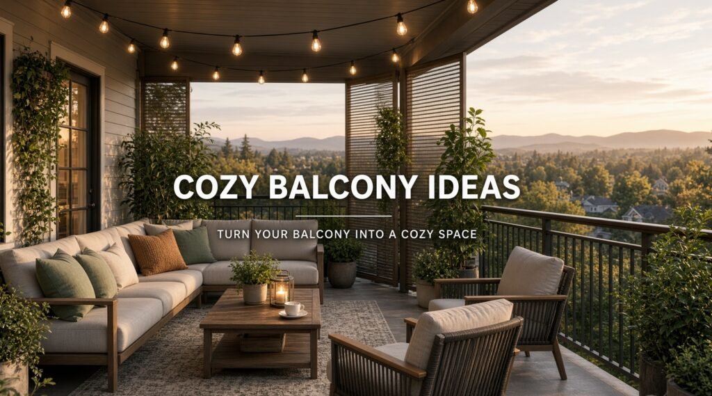 How to Turn Your Balcony Into a Cozy Outdoor Space