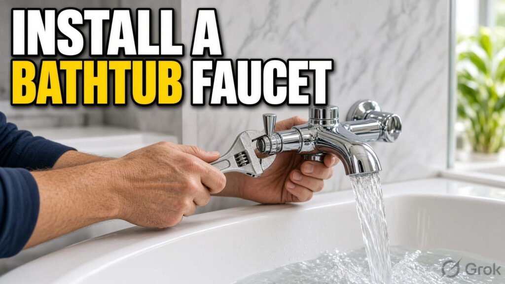 How to Install a Bathtub Faucet: A Simple Step-by-Step Guide